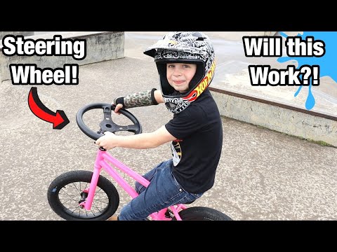 Steering Wheel Instead of Bars On My Bike!