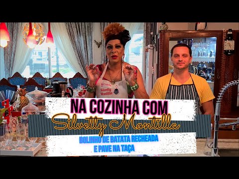 Na cozinha com Silvetty Montilla bolinho de batata rechada e pave na taça by Silvetty