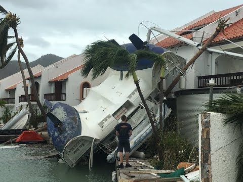 Simpson Bay resort Hurricane Irma Sint Maarten Saint-Martin #irma