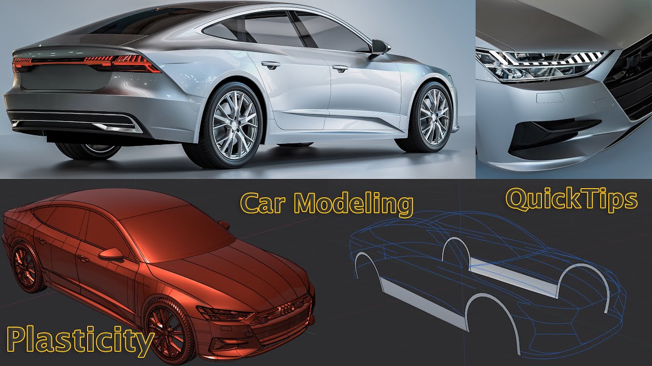 Car Modeling Plasticity  - How to Start - Create SplineCage Part 01
