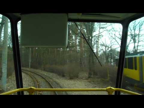 Straßenbahn Berlin: Mitfahrt Kt4D-mod 6152 als Linie 61 Rahnsdorf, Waldschänke nach Strandbad