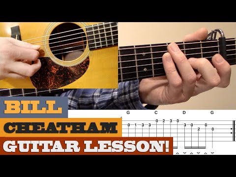 "Bill Cheatham" | Doc Watson - Intermediate Bluegrass Guitar Lesson with TAB