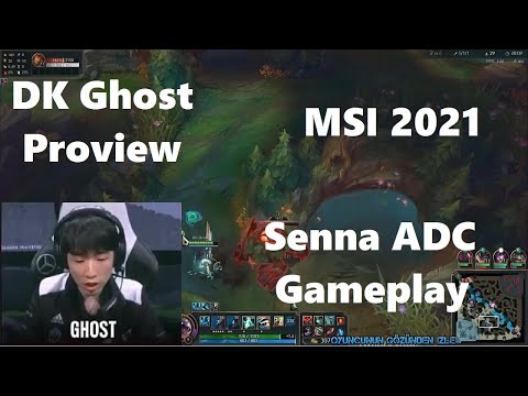 MSI 2021 Proview DK Ghost Senna Gameplay POV ADC - DK vs C9