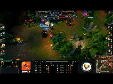 [LOL] zoum vs logiX - 4pl play4fame Corsair Vengeance Cup