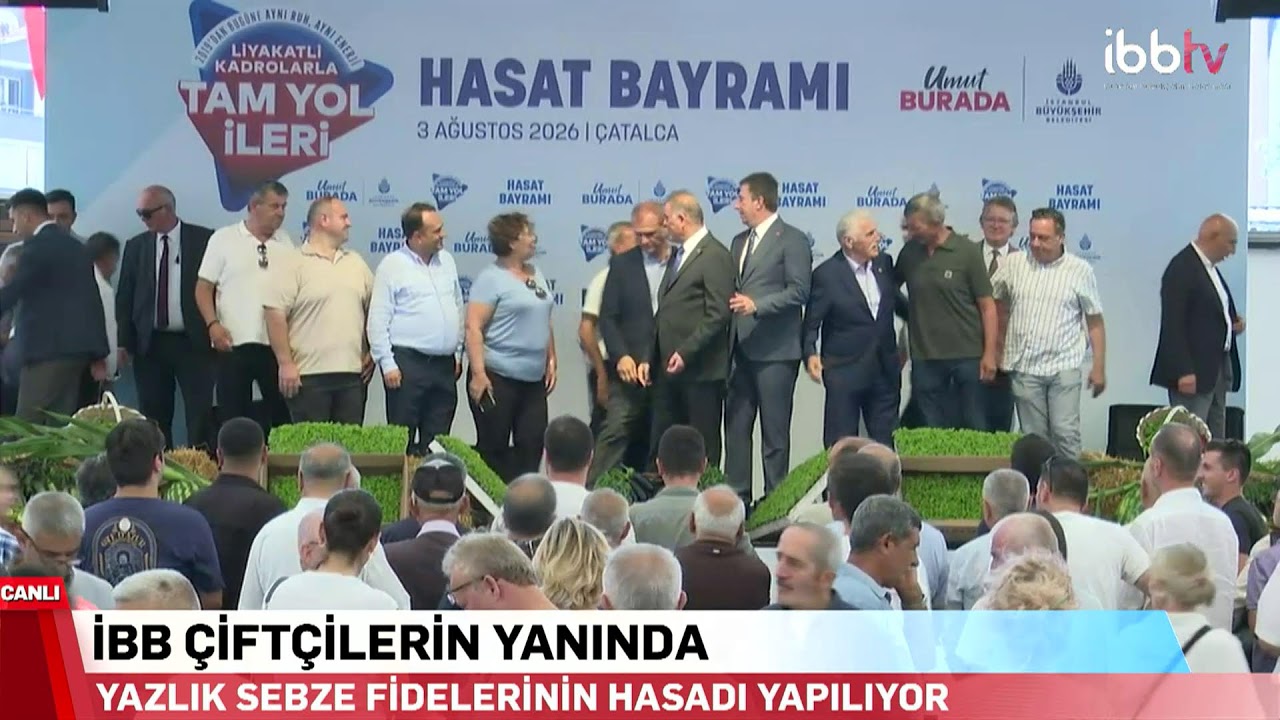 İBB FİDELERİ ÜRÜNE DÖNÜŞTÜ