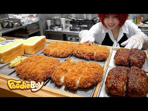 Japanese Street Food Compilation | Sushi, Tonkatsu, Takoyaki, Okonomiyaki