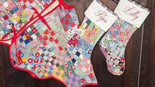 Vintage Quilt Scalloped Tree Skirt Sewing Tutorial
