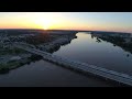 South Tulsa Sunset - Aerial Views - Drone Optix
