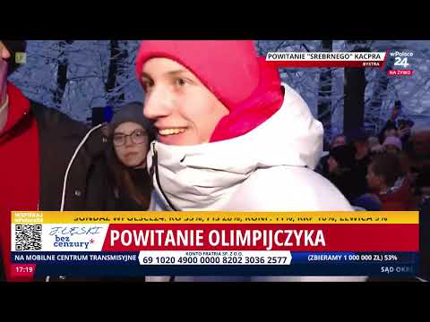 Powitanie Olimpijczyka Kacpra Tomasiaka!