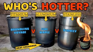 🔥Does Material Matter in Camping Pots?  The Ultimate boiling comparison 🔥