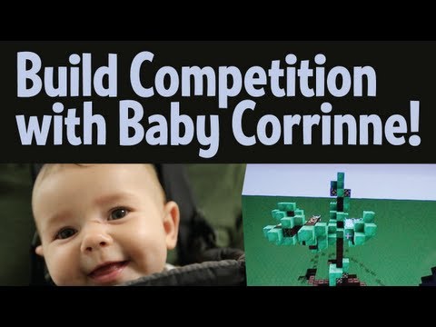 Minecraft 10am Build Competition at @playoncon with Baby Corrinne!