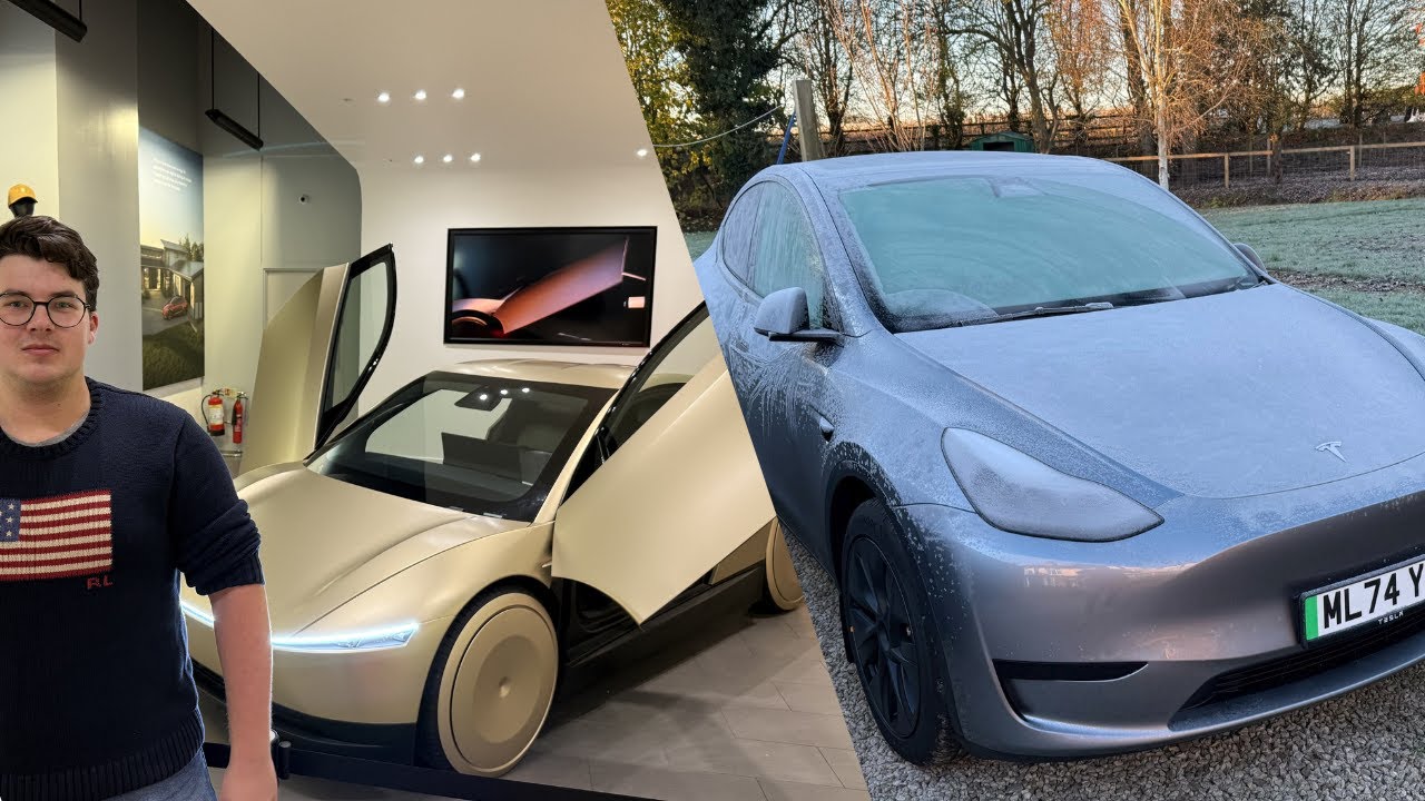 500+ Mile UK Tesla Model Y Roadtrip & Tesla CyberCab In Person