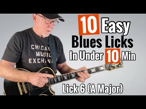 10 Easy Blues Licks (in under 10 minutes)