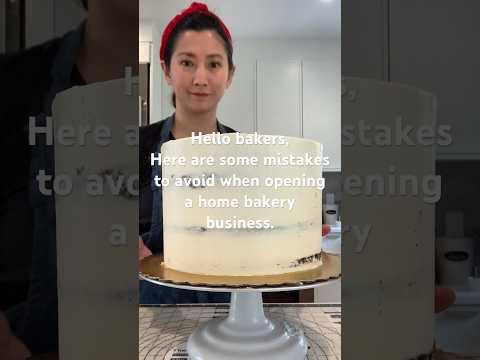 My mistakes before opening a business. #shortfeed  #cakevideos #cake
