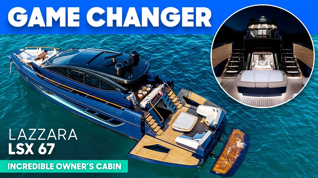 The BEST 70ft Layout? Lazzara LSX 67 Tour & Review