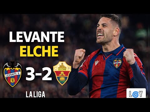 Levante vs Elche 3–2 | Full Match Highlights | 2025 | 26 | Levante.Elche | #footballhighlights 