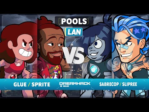 Glue & Sprite vs Sabrecop & Slipree - Pools - Dreamhack Dallas 2023 - LAN 2v2