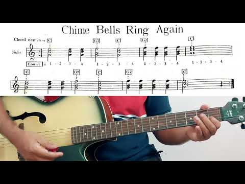Chime Bells Ring Again Guitar Tutorial - Guitar Playing Made Easy for Everyone Book 1