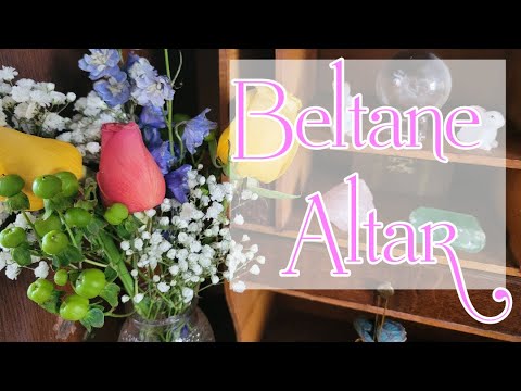 Beltane Altar + Crafting a Natural Wood Cleaner | Decorate My Altar with Me