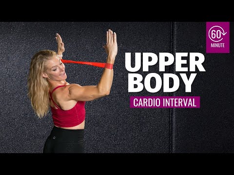 Fat Burning Tank Top Arms Workout - Cardio Intervals + Upper Body Strength Training