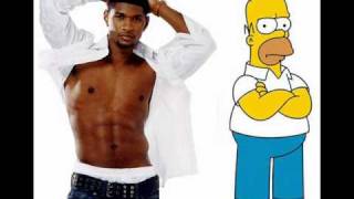 Usher ripped off OMG from The Simpsons?