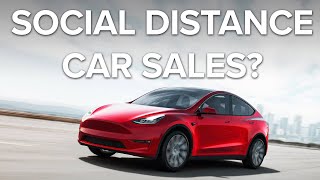 Tesla Practices Social Distance Car Sales! | Ride News Now