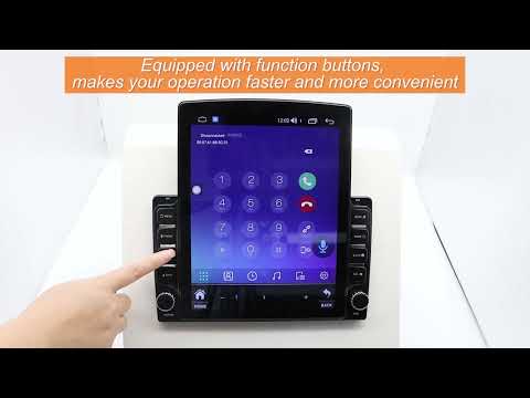 9.7 Inch Vertical Touch Screen Car Stereo Radio Player 8 Core