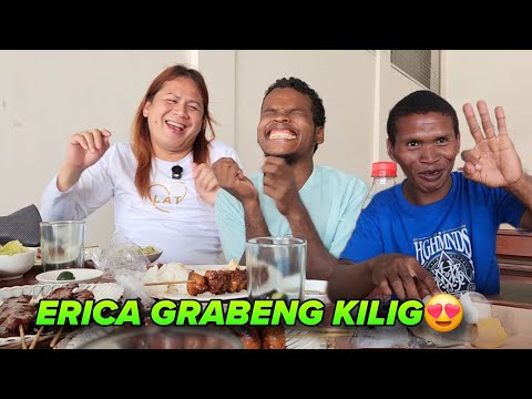 FIRST TIME NILA DITO GRABE ANG TUWA ERICA AT KUYA ANTON SA AMING LUNCH