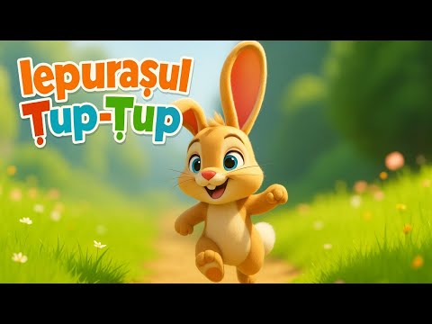 Iepurașul Țup-Țup 🐰 | Cântecel vesel pentru copii | Dansăm și cântăm împreună!
