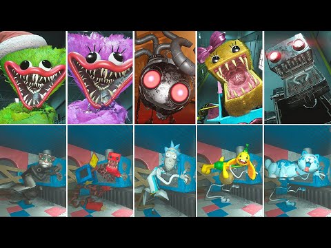 ALL NEW JUMPSCARES 1ST vs 3RD person - Project: Playtime vs Poppy Playtime Chapter 2#1