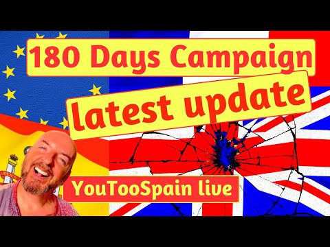 180 Days in Spain Campaign latest update #brit #expat #brexit