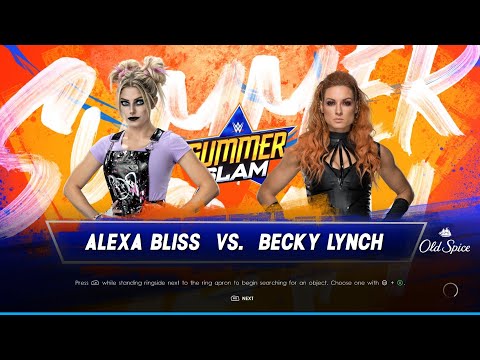 WWE 2K22 PC - Alexa Bliss VS Becky Lynch