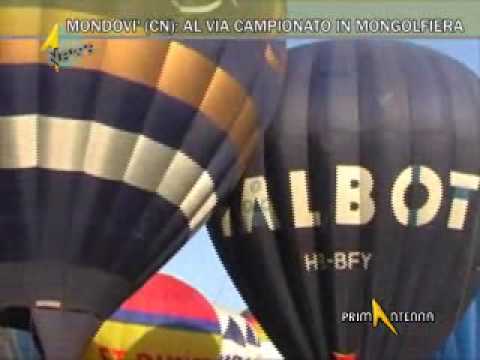 A MONDOVI' (CUNEO) PARTE CAMPIONATO ITALIANO MONGOLFIERA