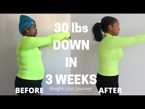 WEIGHT LOSS JOURNEY: HOW I LOST 30 LBS IN 3 WEEKS STEP-BY-STEP | MOTIVATIONAL PURPOSES