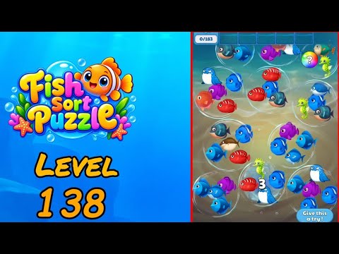 Fish Sort Puzzle Level 138 Walkthrough thumbnail