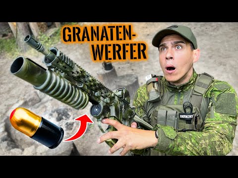 Spezialwaffe mit Granatenwerfer! Ist das der Endgegner im Airsoft? | Survival mattin