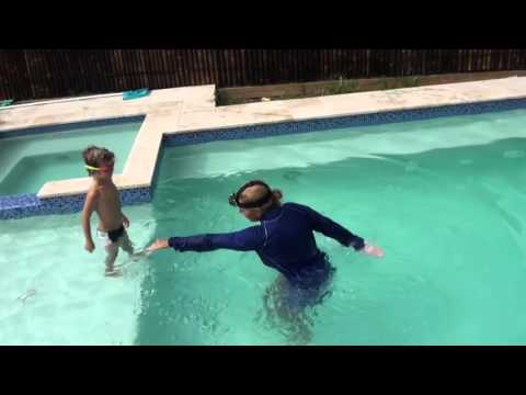 Learn to swim with preschoolers, Lesson 2 - Introduction to freestyle arms and bilateral breathing