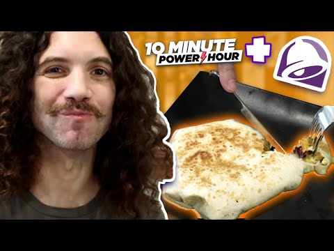 Making a TACO BELL AM CRUNCHWRAP at home! - 10 Minute Power Hour
