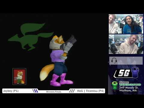 SG 19.11 SSBM - Joyboy (Fox) vs. HoG | Tiramisu (Fox) - Melee WF