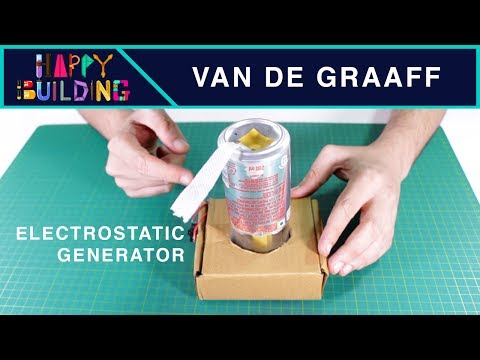 I made an Electrostatic Generator!?! Happy Building!