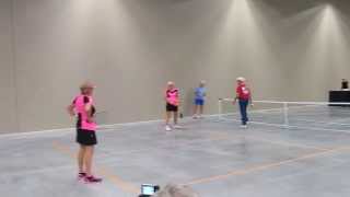 MVI 3834, women 50 doubles, 2013 senior national games, pickleball