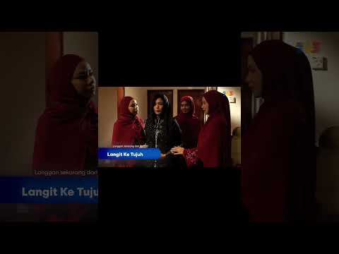 Kata xnk kahwin, xnk berpoligami dgn lelaki yg awak x kenal. Tiba2 kahwin juga. #LangitKeTujuh