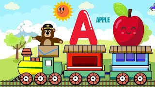 The Alphabet Train- 2D Animation Alphabet ABC and Number Train for children