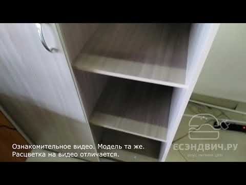 Шкаф-купе 2-х дверный "Рики" (Орех) EsandwichШК-02