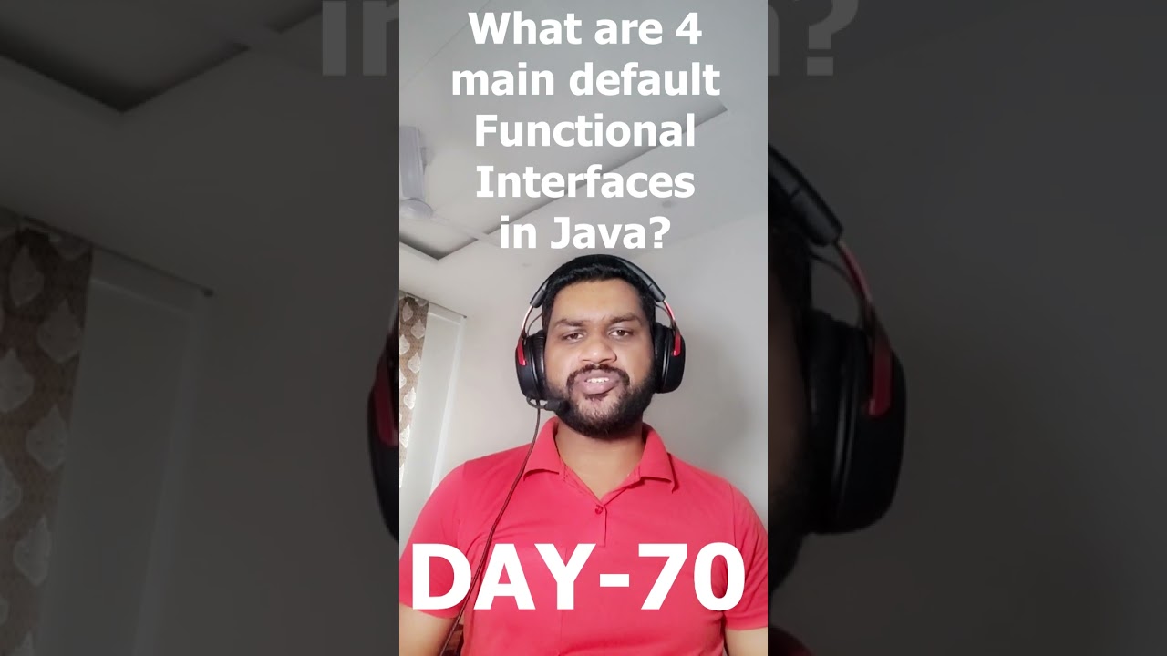 What are 4 main default Functional Interfaces in Java? #java #interview #interviewtips
