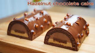 컵 계량 / 헤이즐넛 초콜릿 케이크 / Hazelnut Chocolate Mousse Cake Recipe / Ferrero Rocher Cake