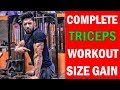 How to get Bigger Triceps | triceps workout at gym for beginners | Complete Tricep Exercise