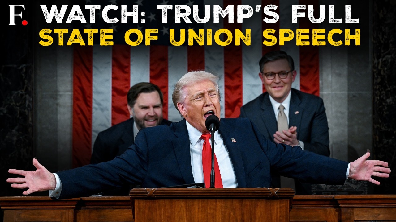 #FirstpostNews: Trump Delivers State of Union Address | Indo Pak Conflict | Tariffs | SC