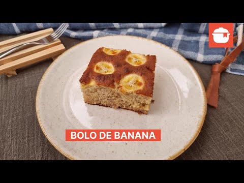 Veja Como Fazer Bolo de Banana - Vamos Fazer Bolo?