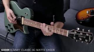 Video thumbnail for Godin Summit Classic SG Guitars Demo by Guitarist